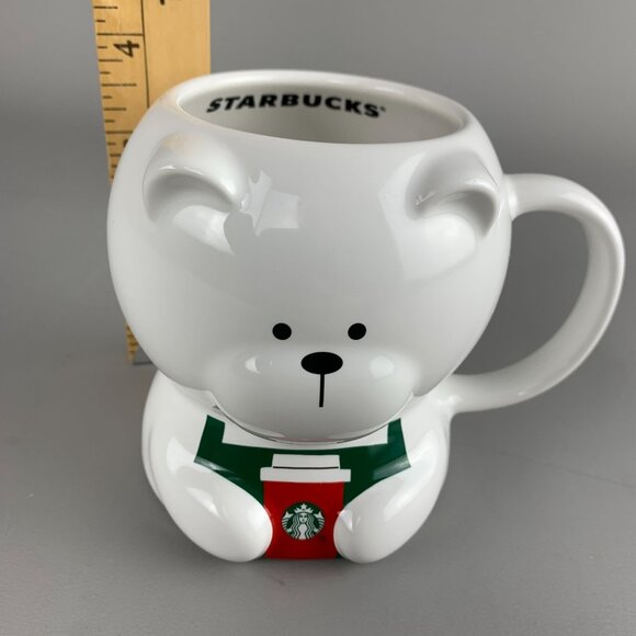 Starbucks Bearista Bear Ceramic Mug Holiday Christmas 2025 New - Picture 7 of 10